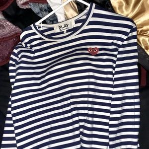 Comme de garçon play classic heart tee shirt